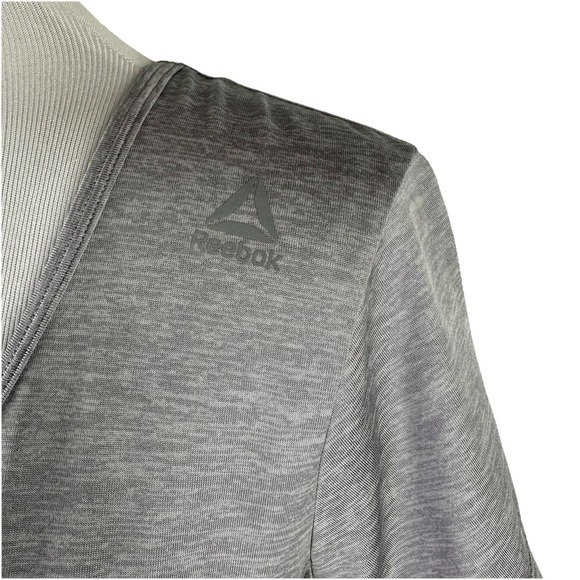Reebok Grey Short Sleeve Top Casual Activewear Performance Workout Women's XL - Picture 4 of 12